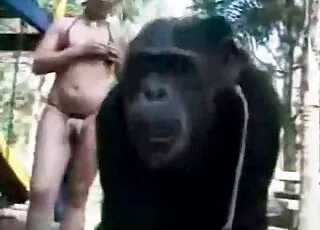 Massive beast fucks her senseless in this intense clip